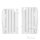 Radiator fins protection set white for Honda CRF 250 R # 2010-2013