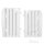 Radiator fins protection set white for Honda CRF 450 R # 2009-2012
