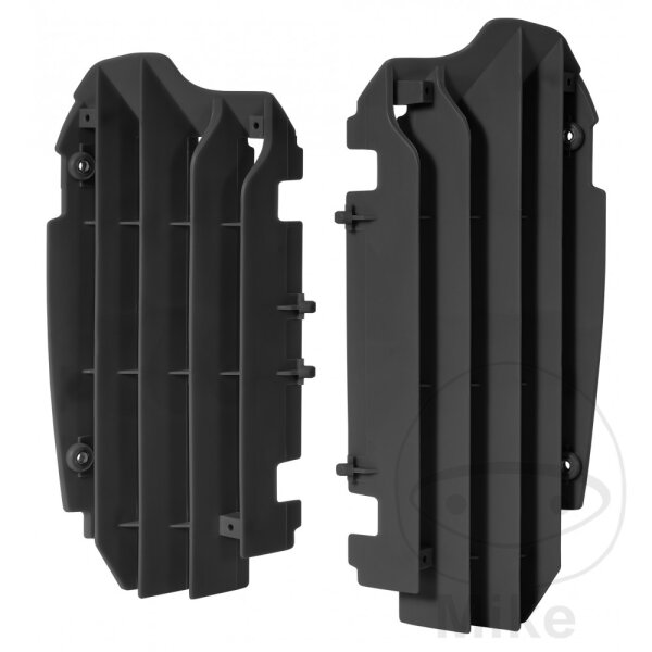Radiator fins protection set black for Kawasaki KX-F 250 # 2013-2015