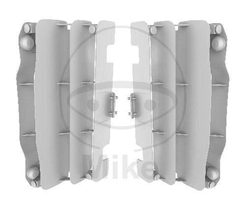 Radiator fins protection set white for Yamaha YZ-F 250 450 # 2006