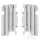 Jeu dailettes de protection du radiateur blanc pour Honda CR 125 250 R # 2000-2004