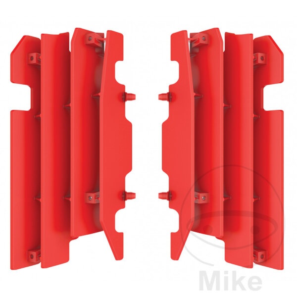 Radiator fins protection set red 04 for Honda CR 125 250 R # 2000-2004