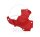 Ignition cover protector red 04 for Honda CRF 450 R # 2011-2016