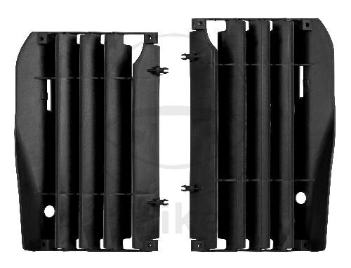 Radiator fins protection set black for Honda CRF 250 R # 2010-2013