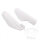 Fork protection set white for Honda CR 85 2003-2008 # CRF 150 2007-2020