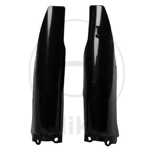 Fork protection set black for Kawasaki KX 125 250 KX-F 250 Suzuki RM-Z 250