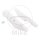 Set protezione forcella bianco per Kawasaki KX-F 250 450 # 2006-2008