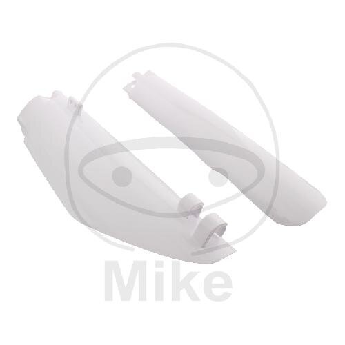 Fork protection set white for Suzuki RM 125 250 # 2001-2006