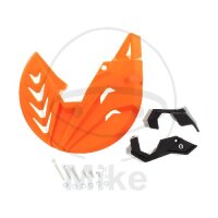Bremsscheibe Gabel Schutz unten orange schwarz f&uuml;r...