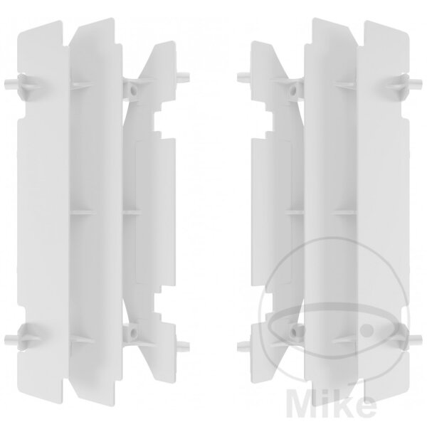 Radiator fins protection set white for Suzuki DR-Z 400 RM 125 250