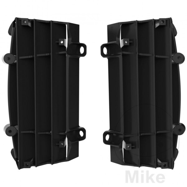 Jeu dailettes de protection du radiateur noir pour Husqvarna  KTM 125 150 250 300 350