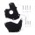 Clutch ignition cover protection set black for Kawasaki KX-F 250 # 2013-2016