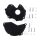 Clutch ignition cover protection set black for Kawasaki KX-F 450 # 2016-2018