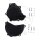 Clutch ignition cover protection set black for Husqvarna TC 125 KTM SX 125 150