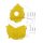 Embrayage Couvercle dallumage Jeu de protection jaune pour Husqvarna FC KTM SX-F 250 350