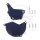 Clutch ignition cover protection set blue for Husqvarna FE 450 501 KTM EXC 450 500