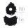 Clutch ignition cover protection set black for Husqvarna FE 250 350 # 17-18