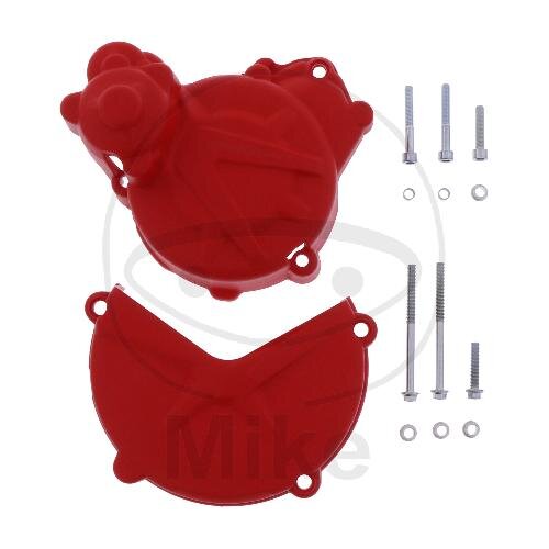 Clutch ignition cover protection set red for Gas Gas EC 250 300