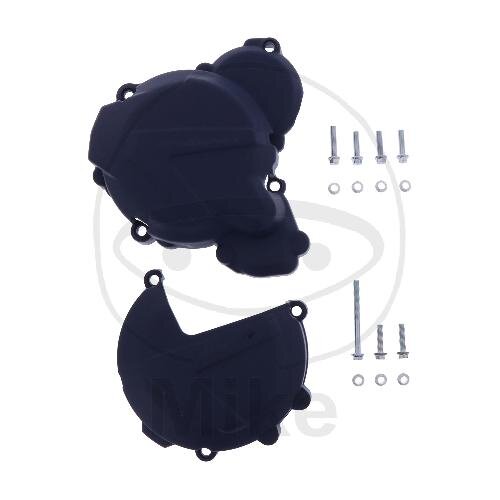 Clutch ignition cover protection set blue for Husqvarna TE KTM EXC 250 300