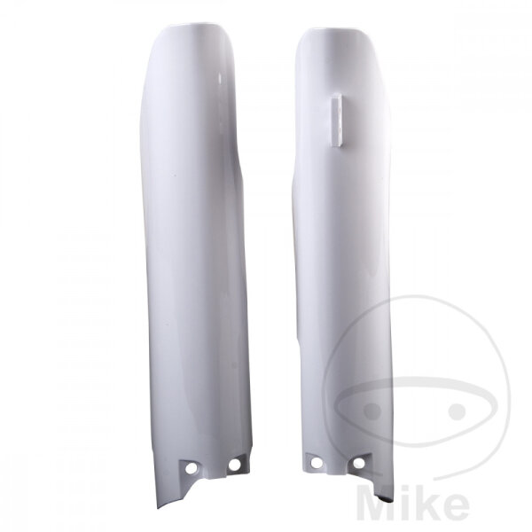 Fork protection set white for Suzuki RM 125 250 2007-2012 # RM-Z 250 450 2007-2019