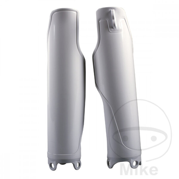 Fork protection set white for Honda CR 125 250 2004-2007 # CRF 250 450 2004-2018