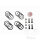 Brake caliper repair kit for Suzuki GSF 1200 GSX-R 600 750 SV 1000 VZR 1800