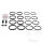 Brake caliper repair kit for Honda CBR 1000 04-12