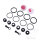 Kit de r&eacute;paration des &eacute;triers de freins pour Honda 400 500 650 750 900 1000 1100