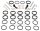 Brake caliper repair kit for Yamaha VMX-17 1700 YZF-R1 1000