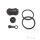 Brake caliper repair kit for Yamaha FZ1 YZF-R1 1000 FZ6 FZ6 S2 XJ6 YZF-R6 600 FZ8 800 XVS 950