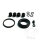 Brake caliper repair kit for Kawasaki KH 250 400 500 Z 250 400 440 650 750