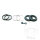 Brake caliper repair kit for Honda GL 1000 Goldwing 76-77