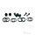 Brake caliper repair kit for Suzuki AN 400 650 FL 125 GSF 600