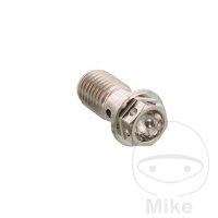 Boulon &agrave; banjo simple M10x1,25 en acier inoxydable...