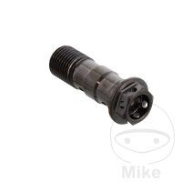 Boulon de banjo double M10x1,00 titane noir pour Ducati...