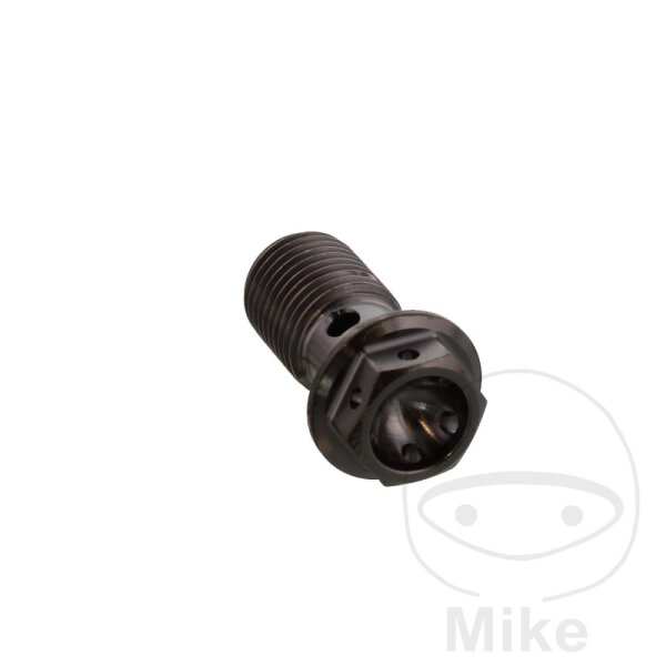 Banjo bolt single M10x1,00 Titan Racing blue for Ducati Kawasaki KTM MV Augusta Suzuki Triumph