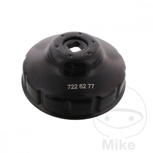 Llave Filtro de aceite 76 mm 12 bordes Cuadrado interno 1/2"