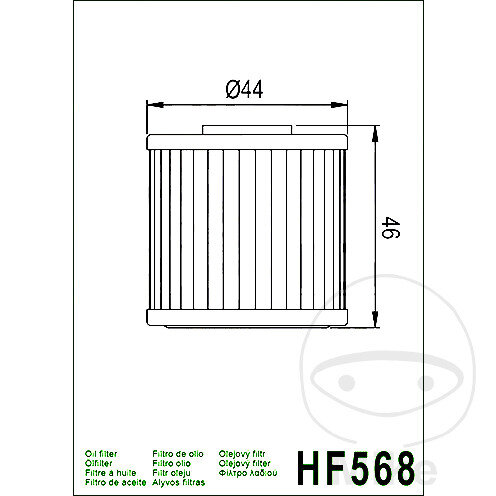 Filtro olio HIFLO per Kymco Xciting 400 # 2014-2022 