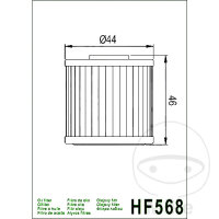 Filtro olio HIFLO per Kymco Xciting 400 # 2014-2022 