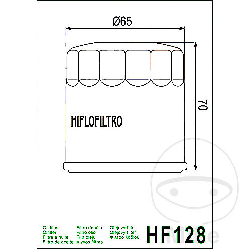 Filtro olio HIFLO per Kawasaki GPZ 400 A 1985 # KAF 400 2008-2020