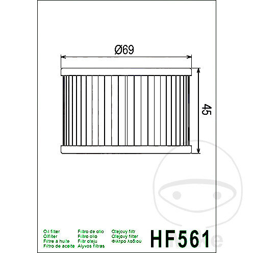 Filtro olio HIFLO per Kymco Venox 250 2002-2006 # Venox 250 i 2007-2013