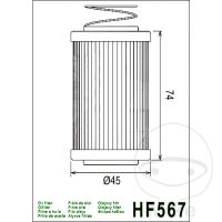 Filtro olio HIFLO per MV Agusta Brutale 920 990 1000 1090...