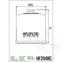 Filtro olio Racing HIFLO per Honda Kawasaki Triumph Yamaha