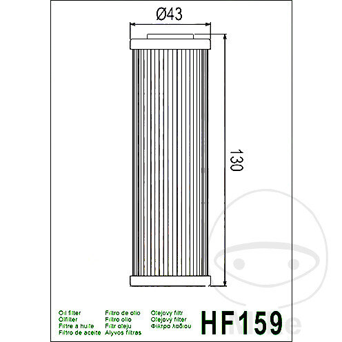 Filtro de aceite HIFLO para Ducati Diavel Multistrada Panigale Streetfighter