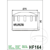 Filtro olio HIFLO per BMW Kymco