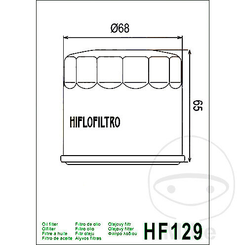 Filtro olio HIFLO per Kawasaki KAF 950 Mule 4010 # 2009-2017