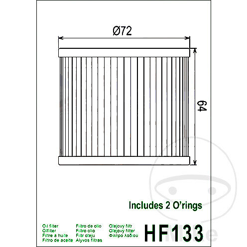 Filtro de aceite HIFLO para Suzuki GR GS GSF GSX 
