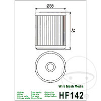 &Ouml;lfilter HIFLO f&uuml;r TM Racing Yamaha