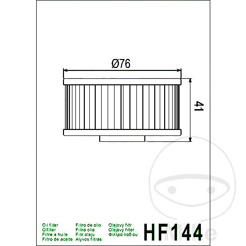 Oil filter HIFLO for Yamaha FZR XJ XS YX 