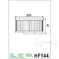 &Ouml;lfilter HIFLO f&uuml;r Yamaha FZR XJ XS YX 